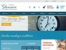 Tablet Screenshot of glanmirecu.ie
